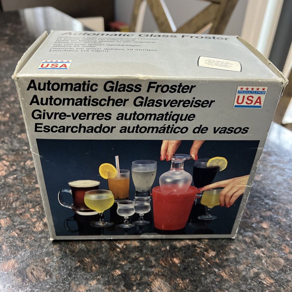 Vintage Ronco Glass Froster︱ 1981︱ As Seen On TV ︱New︱Open Box